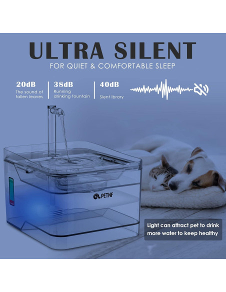 Fuente de Agua para Mascotas PETNF 3L - Dispensador Automático