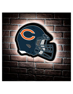 Luz LED Decorativa Chicago Bears Casco 49.5x38.1cm