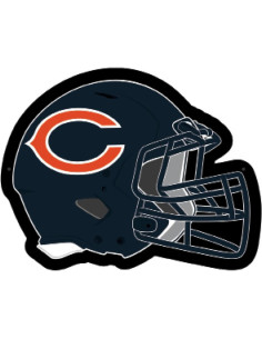 Luz LED Decorativa Chicago Bears Casco 49.5x38.1cm 2