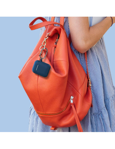 Funda de Silicona ATUAT para AirPods 1 y 2 - Azul Medianoche