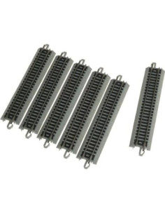 Pista Recta E-Z Track 12.7 cm Bachmann Riel Níquel Gris 2