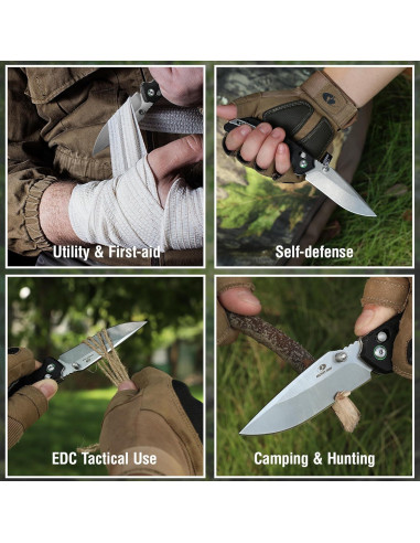 Cuchillo de bolsillo MOSSY OAK 10,16 cm plegable EDC