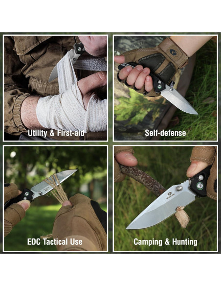 Cuchillo de bolsillo MOSSY OAK 10,16 cm plegable EDC