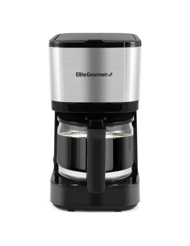 Cafetera Automática Elite Gourmet EHC9420 5 Tazas Acero Inoxidable