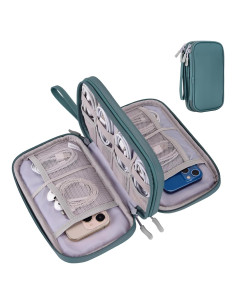 Organizador de Viaje Electrónico Bevegekos Mediano Azul Teal
