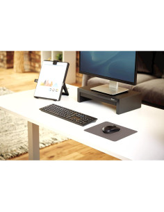 Alfombrilla de Ratón Ultra Fina Fellowes Microban Grafito 2