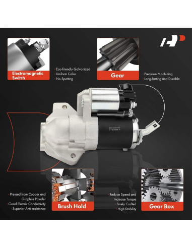 Motor de arranque A-Premium Honda Odyssey 3.5L 12V 1.6KW