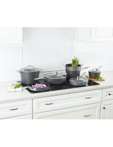 Juego de Utensilios Cuisinart 62I-11, Aluminio Negro 11 Pzas