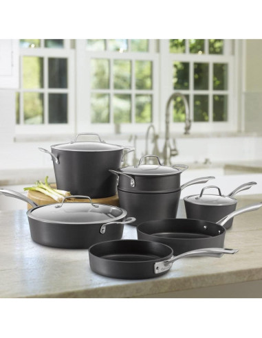 Juego de Utensilios Cuisinart 62I-11, Aluminio Negro 11 Pzas