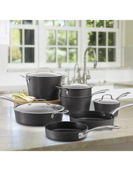 Juego de Utensilios Cuisinart 62I-11, Aluminio Negro 11 Pzas