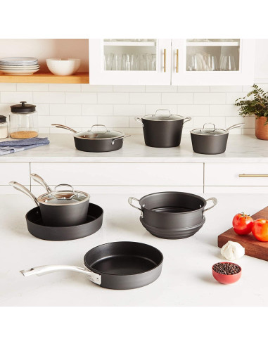 Juego de Utensilios Cuisinart 62I-11, Aluminio Negro 11 Pzas