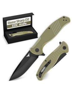 Cuchillo de bolsillo Founding Forgers NITE SHELL 9.53 cm EDC