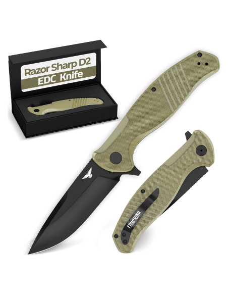 Cuchillo de bolsillo Founding Forgers NITE SHELL 9.53 cm EDC