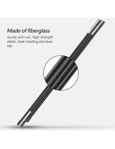 Poste de Tienda Zetiling 180 cm Fibra de Vidrio Ajustable 2