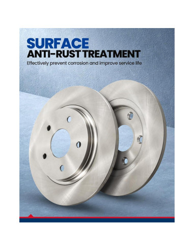 KAX Kit de Freno Trasero Cerámico para Dodge y Chrysler