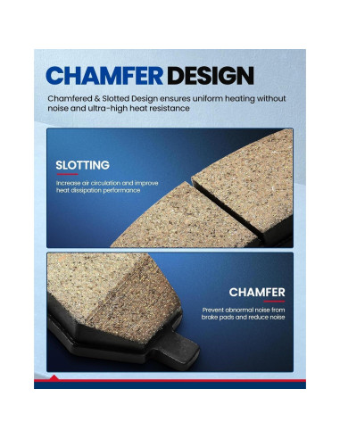 KAX Kit de Freno Trasero Cerámico para Dodge y Chrysler