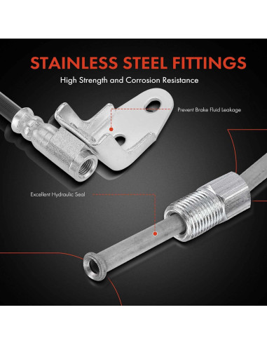 Manguera de Freno Trasera A-Premium para Dodge y Chrysler