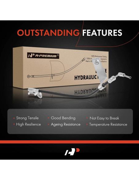 Manguera de Freno Trasera A-Premium para Dodge y Chrysler