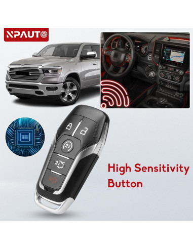 Llavero remoto NPAUTO para Ford Mustang y Lincoln 2013-2019