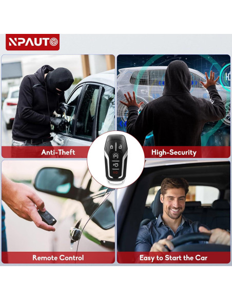 Llavero remoto NPAUTO para Ford Mustang y Lincoln 2013-2019