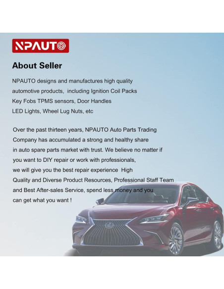 Llavero remoto NPAUTO para Ford Mustang y Lincoln 2013-2019