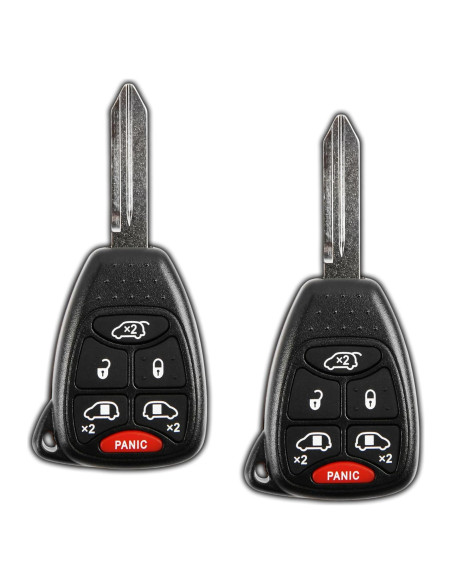 Llave Remota KeylessOption para Dodge Grand Caravan 6 Botones