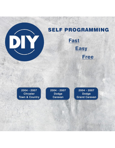 Llave Remota KeylessOption para Dodge Grand Caravan 6 Botones