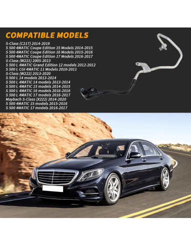 Tubería de agua enfriamiento Bomunik Mercedes-Benz M278