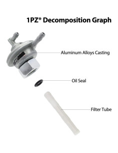 Válvula de Combustible 1PZ GY6 para Honda y ATV 49cc-250cc 2