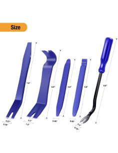 Kit de Herramientas GOOACC 5 Piezas para Auto Sin Rayones 2