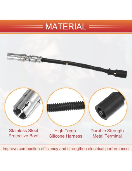 Cables de Bujía y Bobina ACROPIX 12mm para Mercedes-Benz