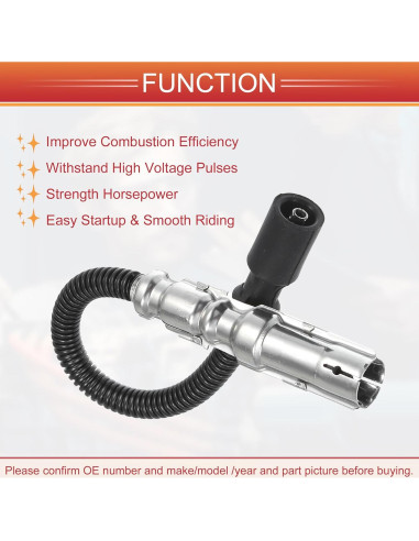 Cables de Bujía y Bobina ACROPIX 12mm para Mercedes-Benz