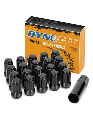 Dynofit Juego de Tuercas de Rueda M12x1.5 20pc con Llave