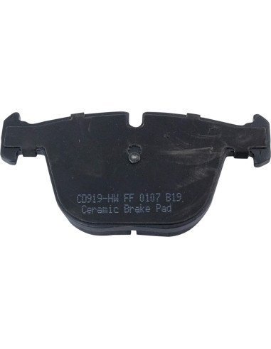 Pastillas de Freno Cerámicas TRQ Traseras para BMW 535 740