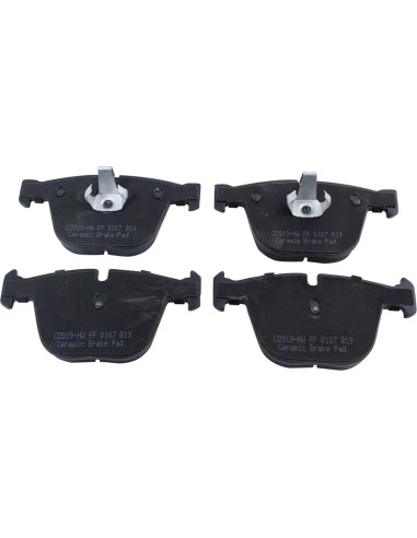 Pastillas de Freno Cerámicas TRQ Traseras para BMW 535 740