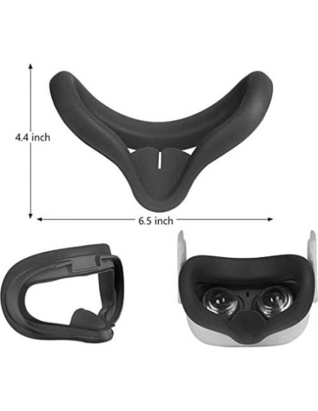 Cubierta de Silicona RGEEK para Quest 2 - A Prueba de Sudor y Luz