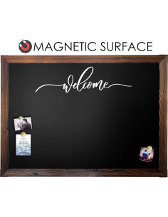 Pizarra Magnética Loddie Doddie 116x87 cm con Marco Rústico 2