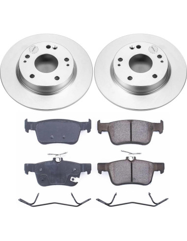 Kit de Frenos Power Stop CRK7725 Cerámico Trasero Honda Civic