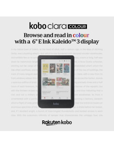 eReader Kobo Clara Color 6" E Ink Resistente al Agua 16GB 2
