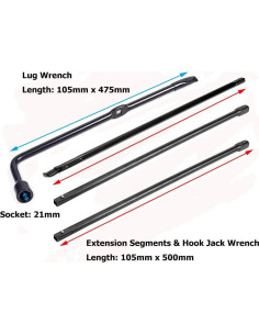 Kit Herramientas Neumático Repuesto Dr.Roc F-250 F-550 2