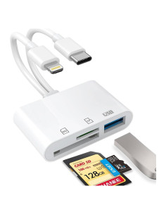 Lector de Tarjetas SD CULGC HZX-116 USB C y Lightning