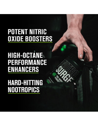 Nitrosurge Max Jacked Factory Pre Entrenamiento 40 Porciones