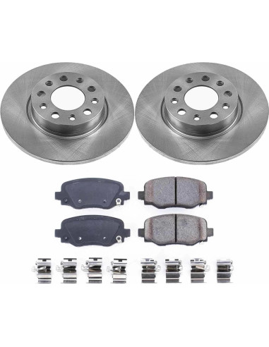 Kit de Freno Power Stop KOE7301 Trasero Cerámico Fiat Jeep