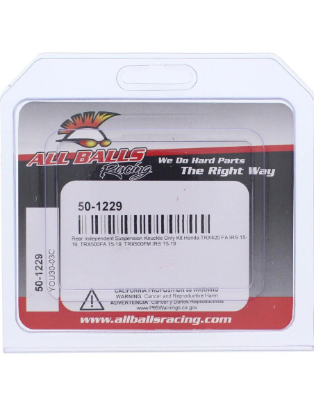 Kit Eje Independiente Trasero All Balls 50-1229 para Honda