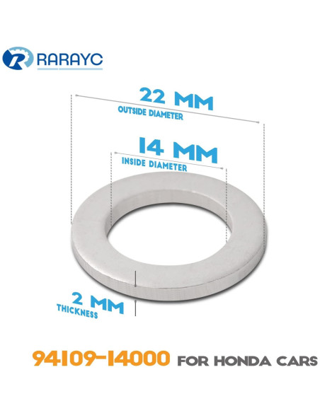 50 Juntas de Aceite RARAYC 22 mm para Honda Accord Civic