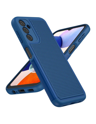 Funda Doble Capa FNTCASE para Samsung Galaxy A14 5G - Azul