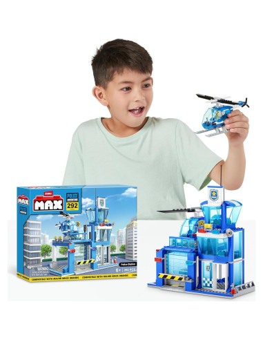 MAX Aventura Estación de Policía 292 Piezas Juguete