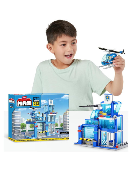 MAX Aventura Estación de Policía 292 Piezas Juguete