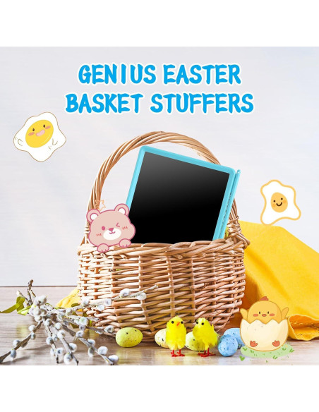 EooCoo Tableta de Escritura LCD 10" para Niños Azul