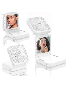 Ventilador de Cuello EasyAcc F28 5000mAh Plegable y Espejo